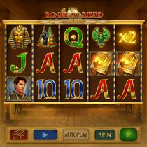 SuperSpin - Book of Dead Slot - Free Spins Égypte